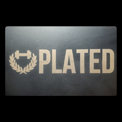 Plated Bench Card